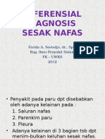 Diferensial Diagnosis Sesak Nafas