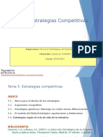 Tema 5 Estrategias Competitivas