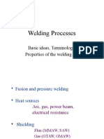 Welding Processes: Basic Ideas, Terminology, Properties of The Welding Arc