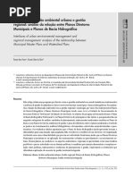 Gestao Ambiental Urbana e Gestao Bacia Hidrograficas