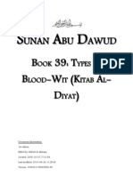 Sunan Abu Dawud - Book 39 - Types of Blood-Wit (Kitab Al-Diyat)