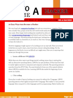 How To Become A Hacker PDF