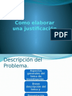 Como Elaborar Una Justificación