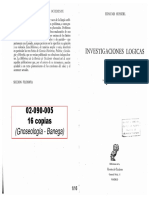 Husserl - Investigaciones Lógicas - V, Parágrafos 9-14 y 18-23