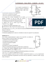 3-Série D'exercices N°1 - Physique Dipôle RC - Bac Toutes Sections (2016-2017) MR BARHOUMI Ezedine PDF