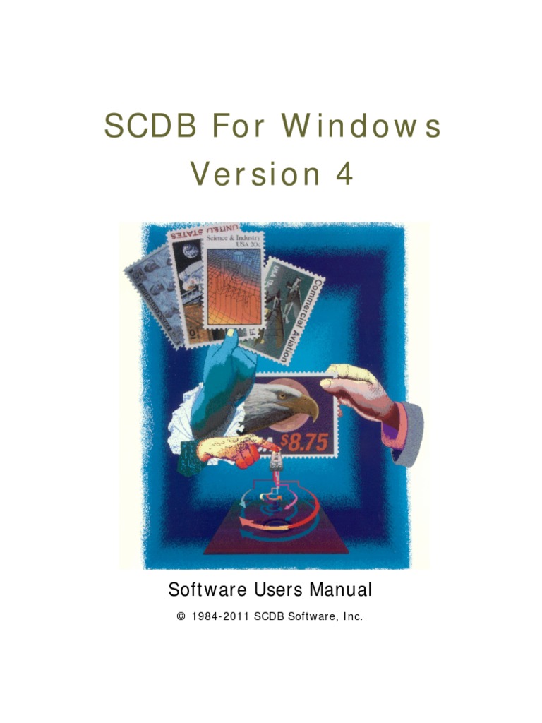 SCDB For Windows v4 Users Manual | PDF | Microsoft Windows | Databases