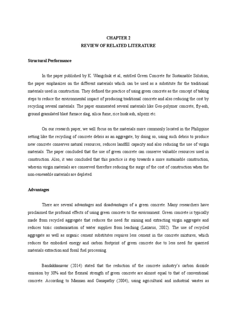 Green concrete thesis image