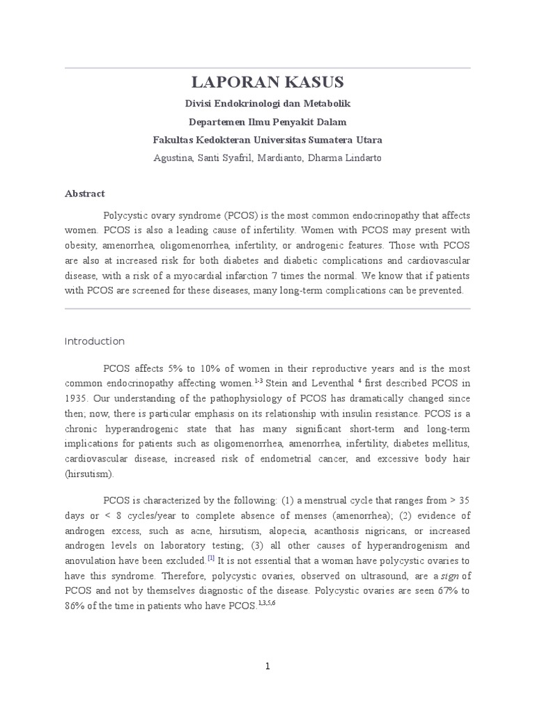 PCOS Case Report3 Polycystic Ovary Syndrome Diabetes Mellitus Type 2