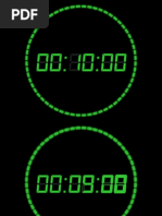 Digital Clock 10 Mins in PPT