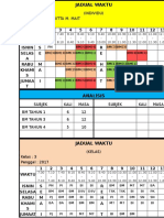 Jadual Waktu Kosong (12 Waktu)