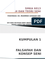 Slide Presentation Falsafah Dan Konsep Seni Fatiyhah & Hariz