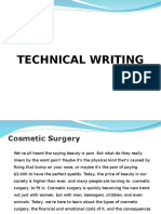 Lecture 1 Technical Writing