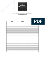 Parte de Asistencia de Profesores - Clases Particulares