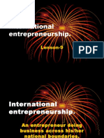 International Entrepreneurship - 9.