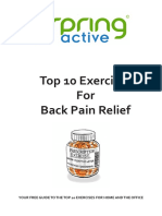 Top 10 Exercises for Back Pain Relief1