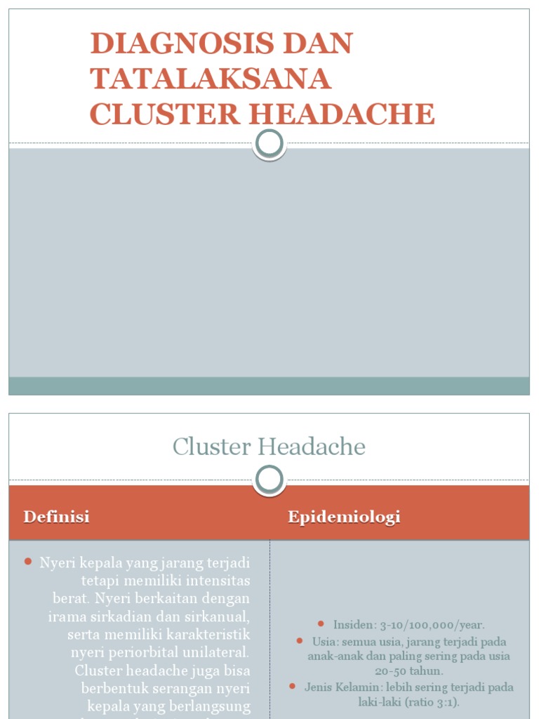 Cluster Headache Fix