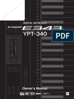 PSR E343_YPT 340 Owner’s Manual