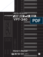 PSR E343 - YPT 340 Owner's Manual
