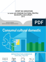 Sinteza Studiu de Consum Cultural Bucuresti