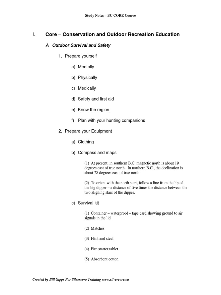 Core Study Notes | PDF | Caliber | Shotgun