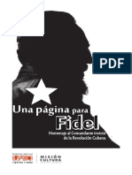 “Una página para Fidel” será presentado hoy en Barinas