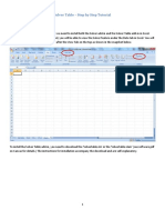 Solver Table Tutorial PDF