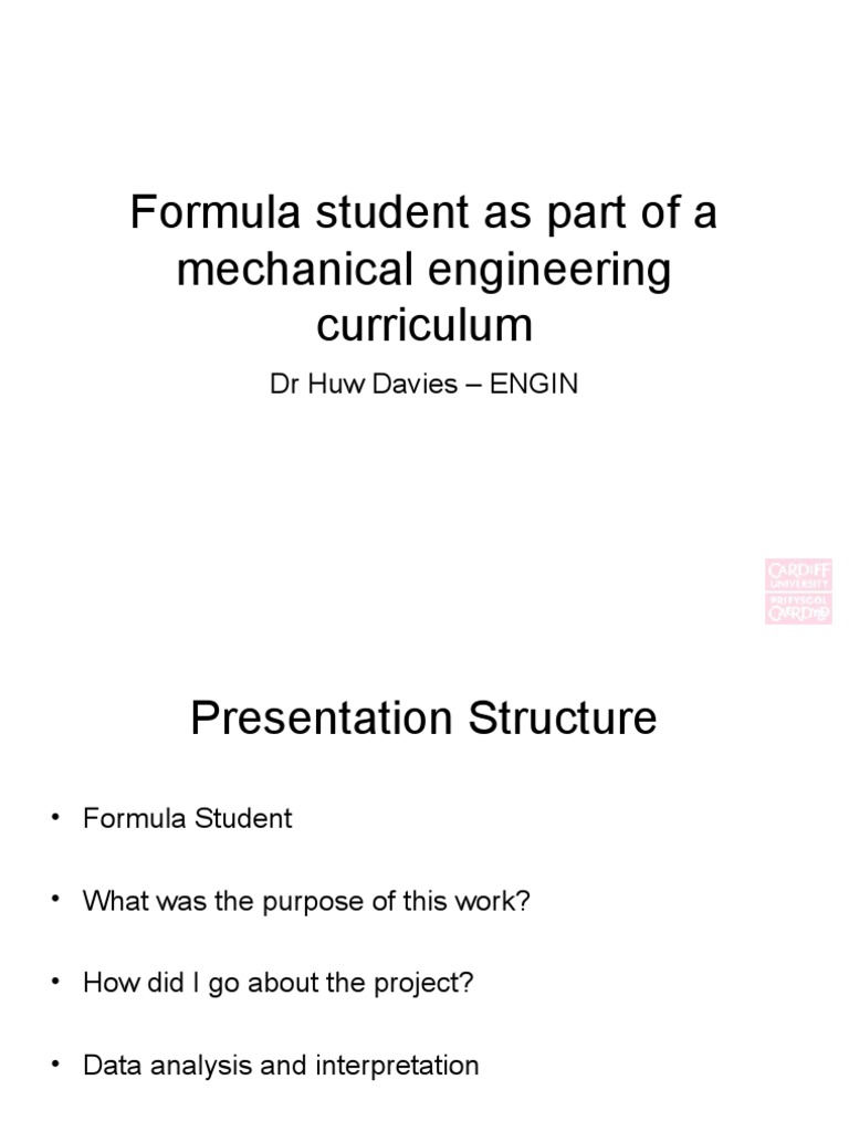 Formula Student: Engineering Excellence | PDF | Qualitative Research ...