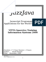 Jazzjava: Javascript Programming: Applications For The World Wide Web