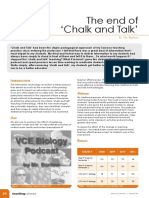 The End of 'Chalk and Talk' PDF