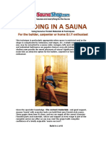 3648 Building in A Sauna 8 Page Guide