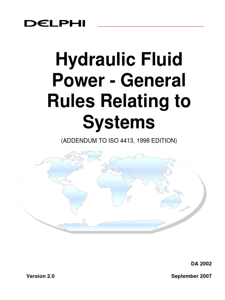 DA2002 Hydraulic Fluid PowerGeneral Rules Related To Systems Ver2SE07