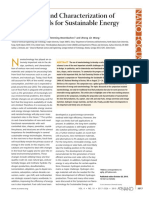 Preparation and Characterization of Nanomaterials For Sustainable Energy Production