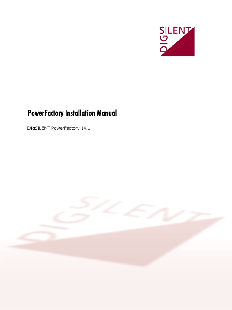 Digsilent Installation Manual PDF | PDF | Oracle Database | Microsoft ...