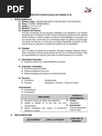 Proyecto Nº 02 Para Escuela de Padres