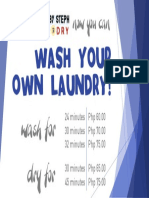 Wash Your Own Laundry