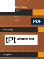 T-shirt Print Thing POWER POINT