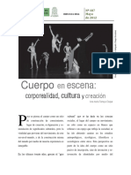 37. Cuerpo en Escena. Corporealidad, Cultura y Creación