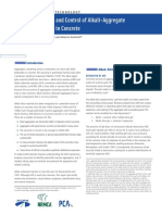 Diagnosis and Control of Alkali Aggregate Reactions in Concrete