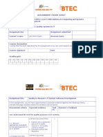 Quality Systems in IT Assignment 