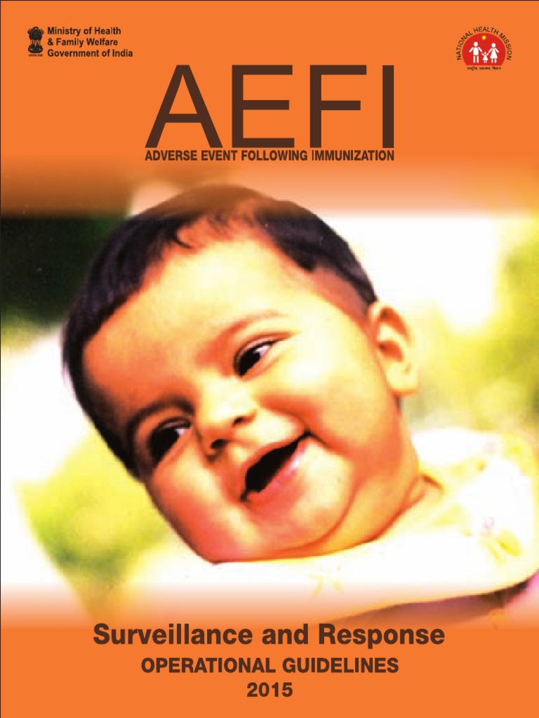 AEFI Surveillance and Response Operational Guidelines 2015 | PDF ...