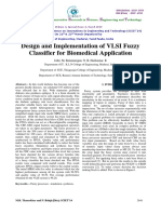 Design and Implementation of Vlsi Fuzzyclassifier For Biomedical Application