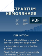 Postpartum Hemorrhage