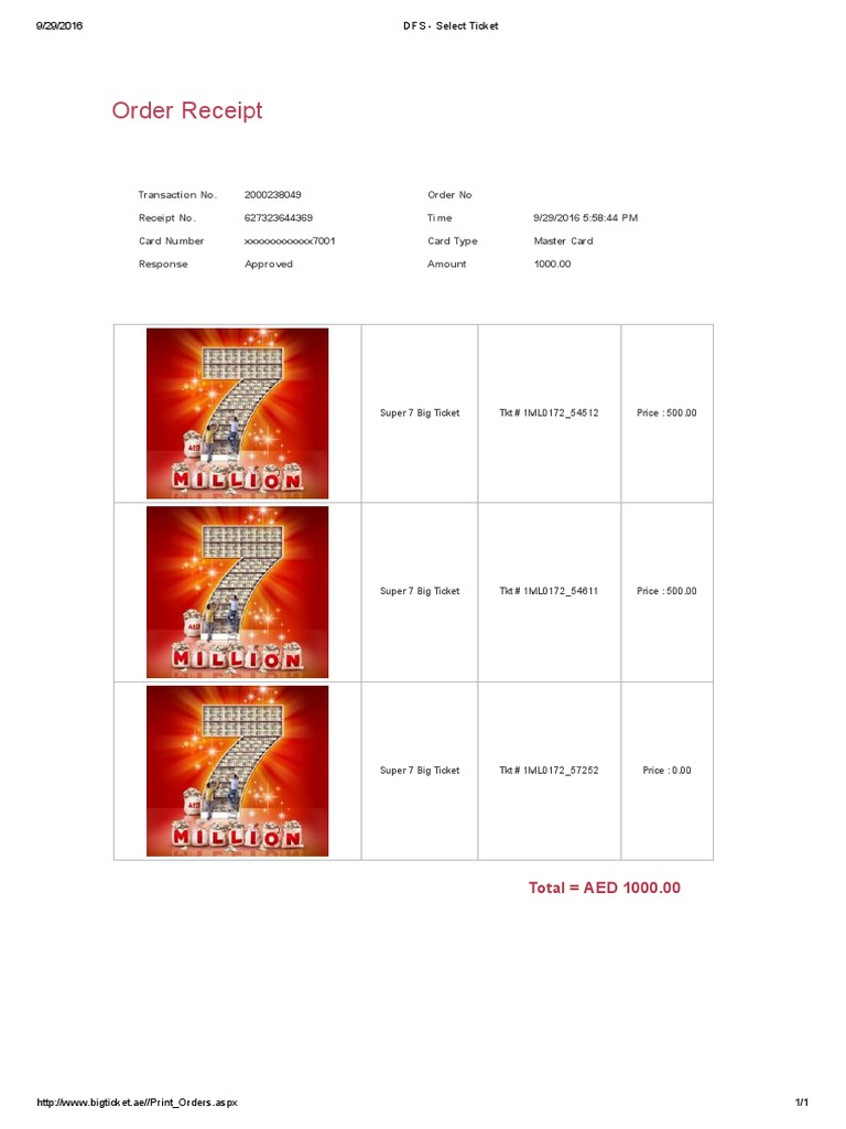 Big Ticket | PDF