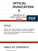 Optics Fiinal Presentation To Give