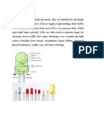 Lead Semiconductor Light Source. P - N Junction Diode