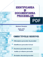 Identificarea Si Documentarea Proceselor 10.06.2014