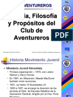 Historia y Propósitos del Club de Aventureros