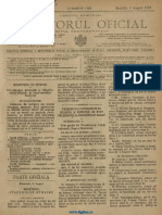 Monitorul Oficial Al României, Nr. 099, 6 August 1921 - CANACHEU Si Nicolas Papahagi