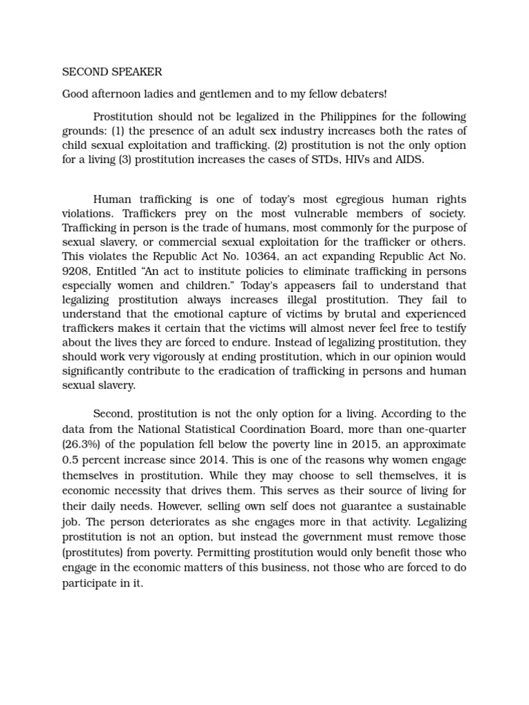 essays on human trafficking