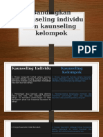 Bandingkan Kaunseling Individu Dan Kaunseling Kelompok